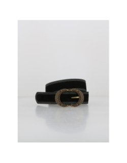 Ceinture en daim pcsimone noir femme - Pieces
