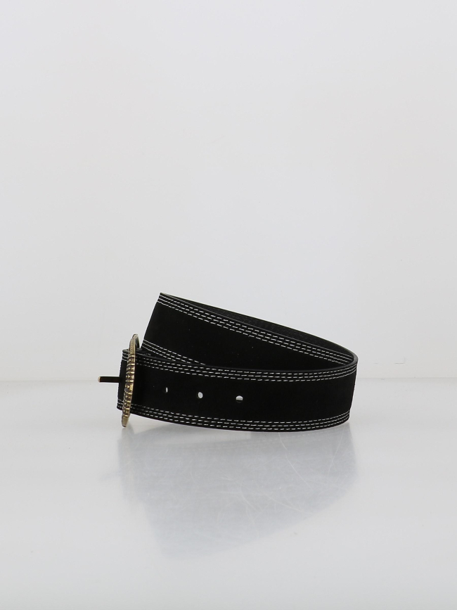 Ceinture en daim pcsimone noir femme - Pieces