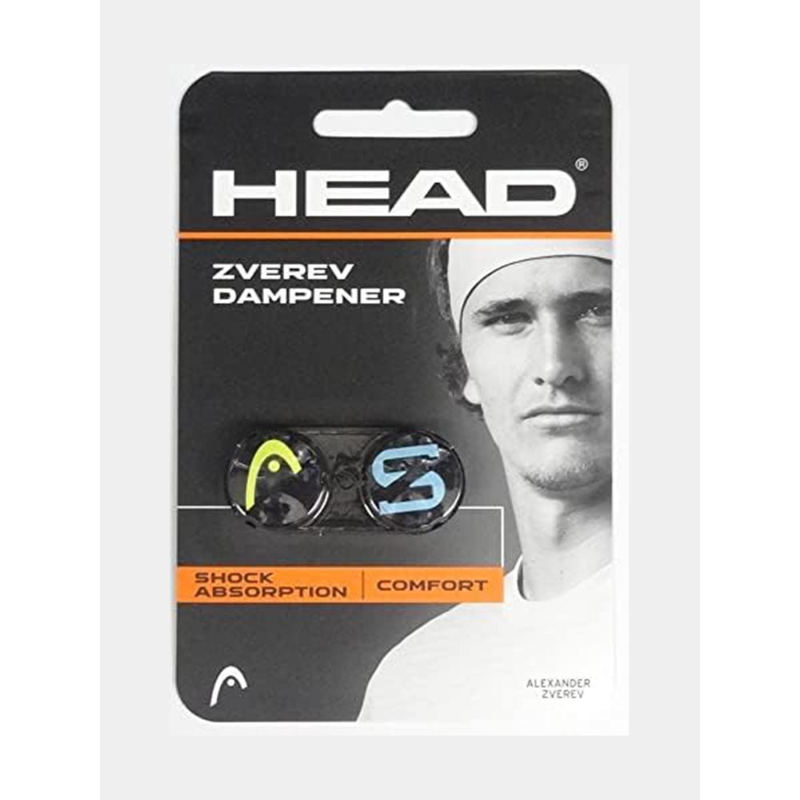 Pack de 2 antivibrateurs zverev dampener noir - Head