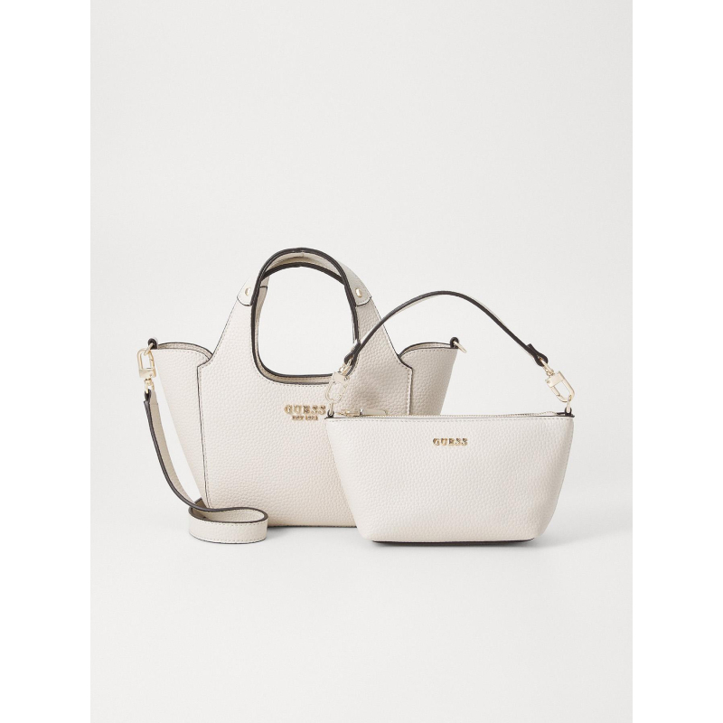 Sac bandoulière anadela 3 beige femme - Guess