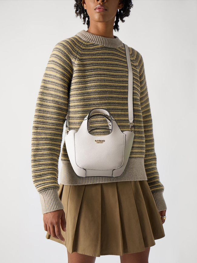 Sac bandoulière anadela 3 beige femme - Guess