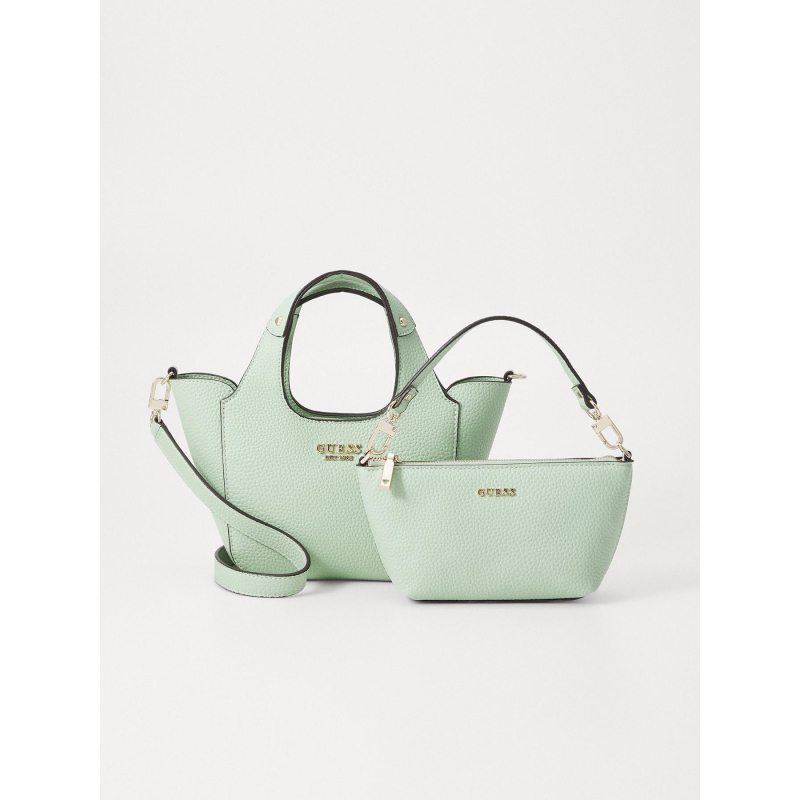 Sac bandoulière anadela 3 vert femme - Guess