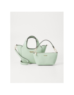 Sac bandoulière anadela 3 vert femme - Guess