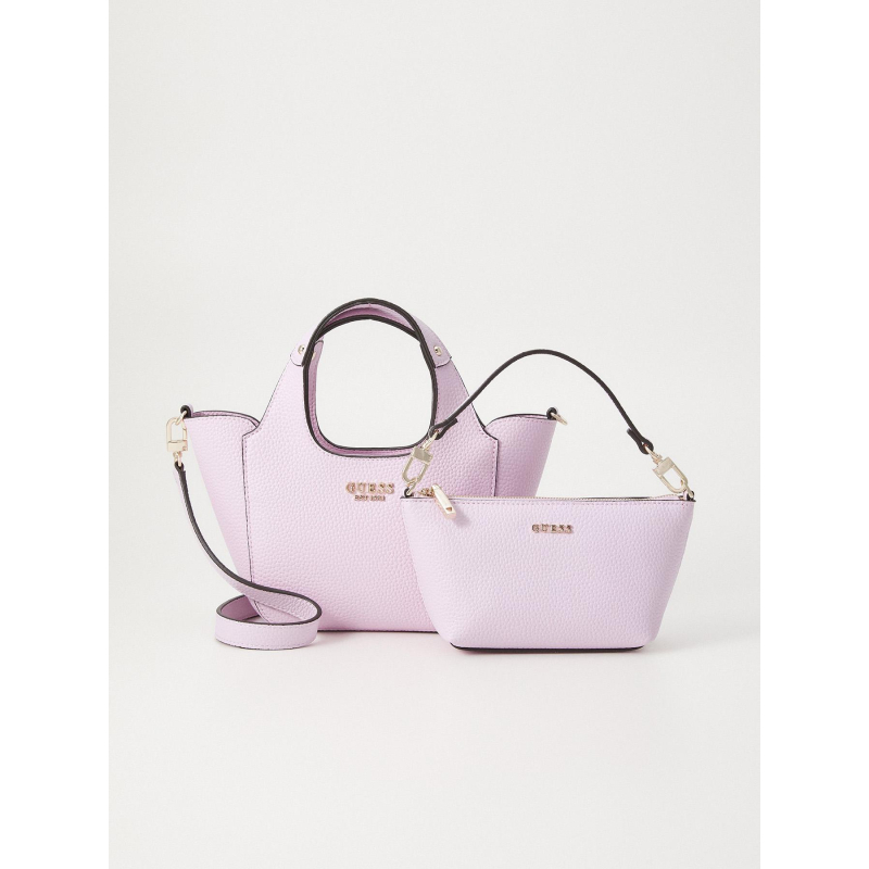 Sac bandoulière anadela 3 rose femme - Guess