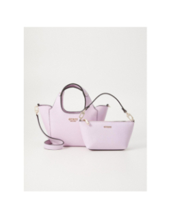 Sac bandoulière anadela 3 rose femme - Guess