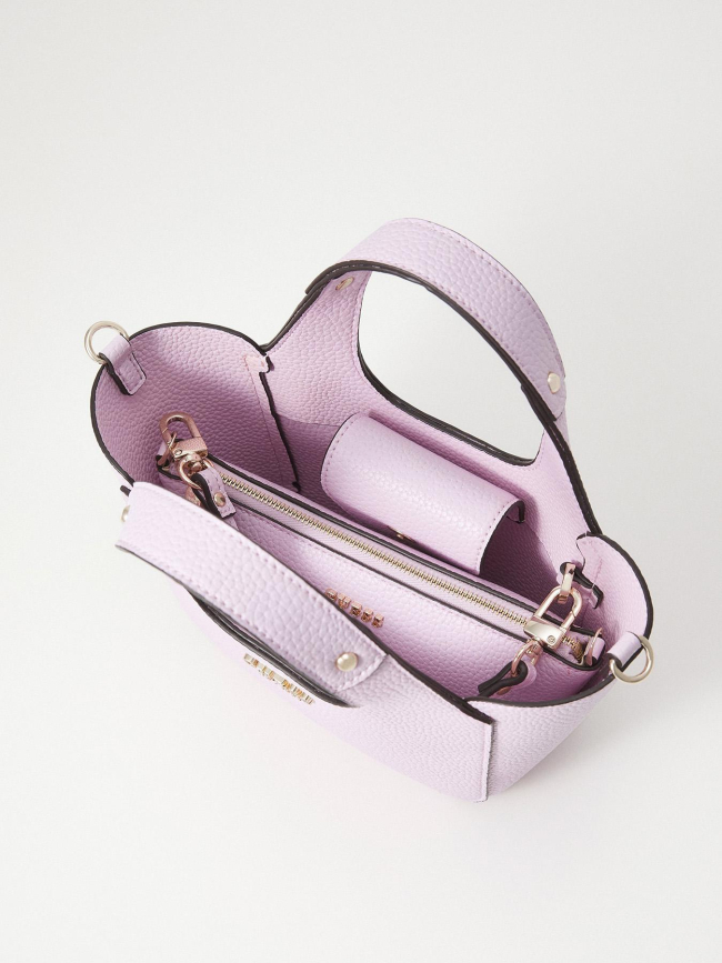 Sac bandoulière anadela 3 rose femme - Guess