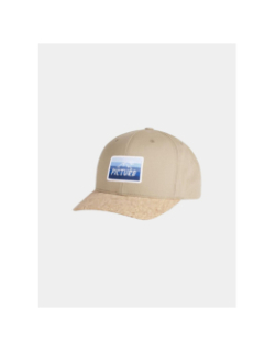 Casquette liège wakopa dark stone marron - Picture