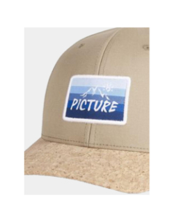 Casquette liège wakopa dark stone marron - Picture