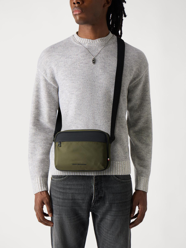 Sac bandoulière repreve camera kaki homme - Tommy Hilfiger