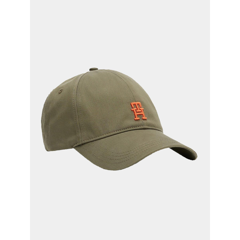 Casquette monogramme panel kaki - Tommy Hilfiger