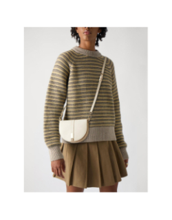Sac bandoulière heritage saddle beige femme - Tommy Hilfiger
