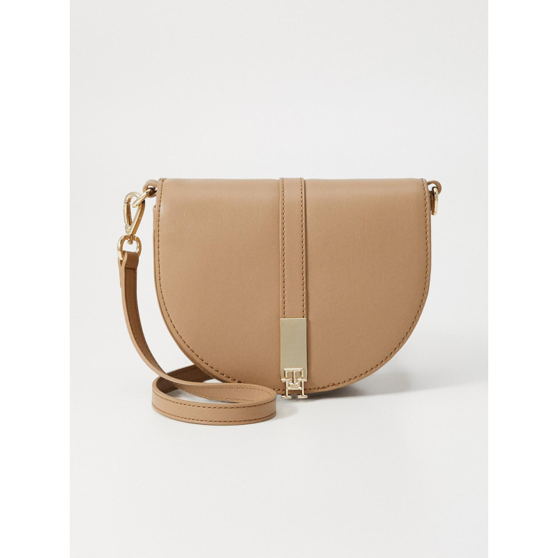 Sac bandoulière heritage saddle marron femme - Tommy Hilfiger