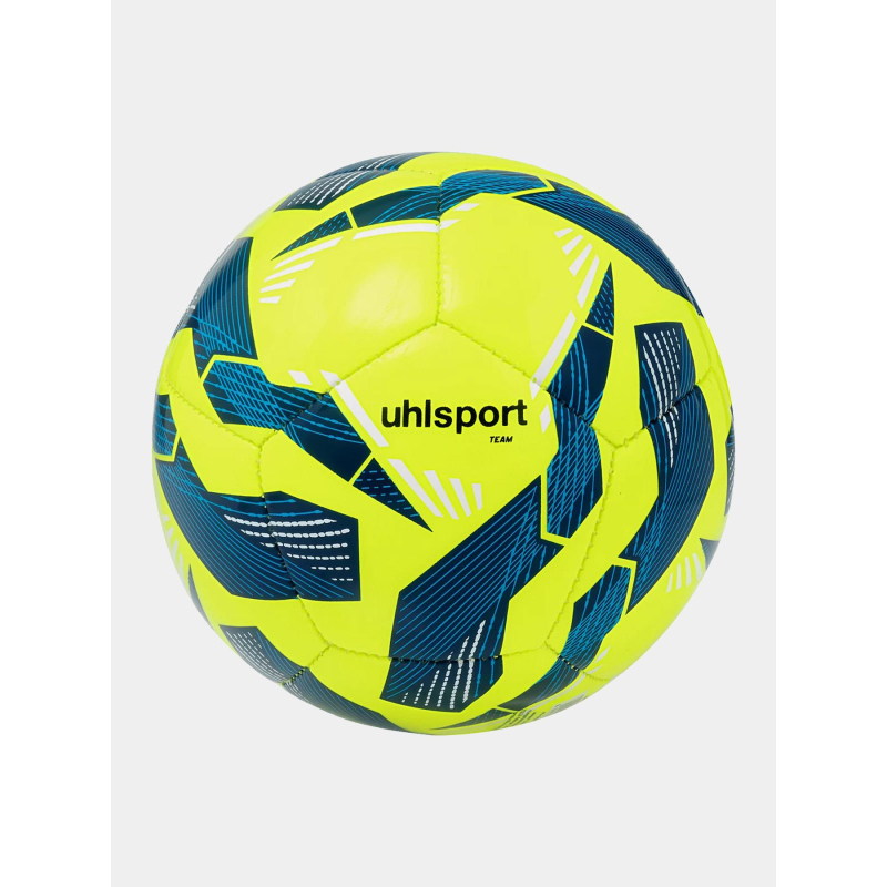Ballon de football mini team jaune bleu - Uhlsport