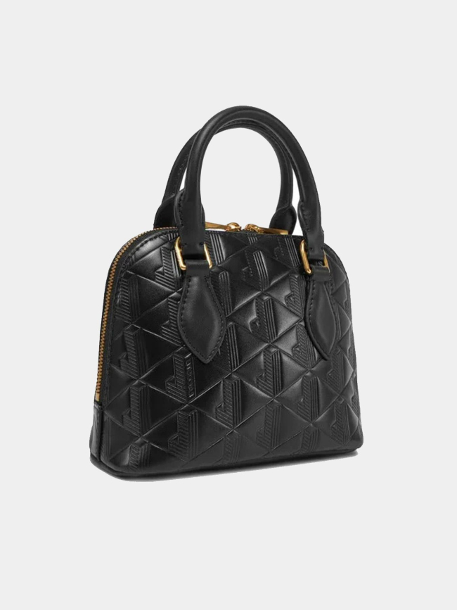 Sac à main maheki en cuir embossé noir femme - Lacoste
