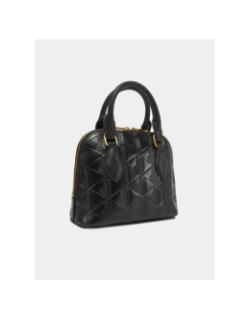 Sac à main maheki en cuir embossé noir femme - Lacoste