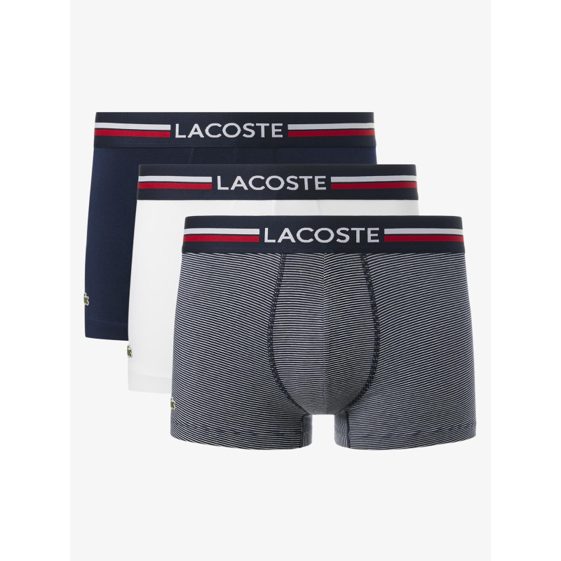 Pack de 3 boxers core collection bleu marine homme - Lacoste