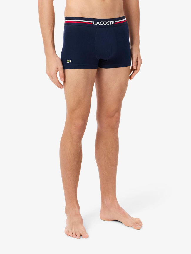 Pack de 3 boxers core collection bleu marine homme - Lacoste