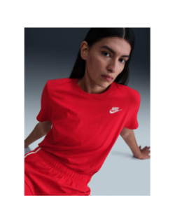 T-shirt nsw club rouge femme - Nike