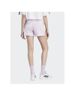Short de sport molleton violet femme - Adidas
