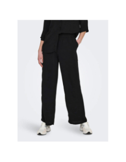 Pantalon fluide ample divya noir femme - Jdy