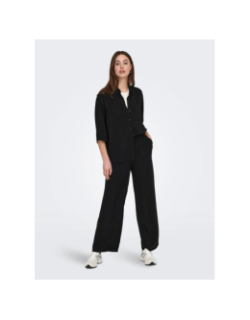 Pantalon fluide ample divya noir femme - Jdy