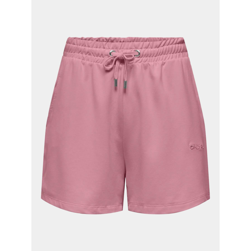 Short jogging frei life logo lila rose femme - Only Play