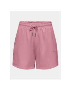 Short jogging frei life logo lila rose femme - Only Play