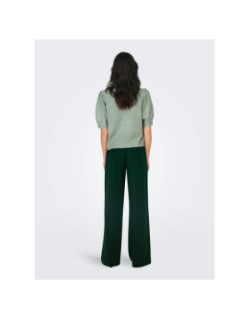 Pull rica life manches courtes vert femme - Only