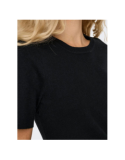 Pull manches courtes onlfie noir femme - Only