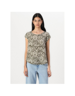 T-shirt vic imprimés tarmac kaki femme - Only