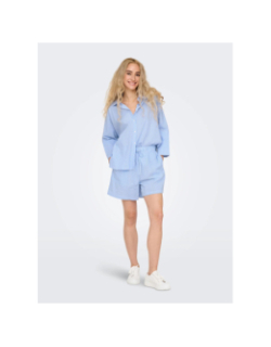 Short rayé augusta bleu femme - Only