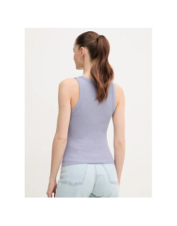 Débardeur côtelé washed violet femme - Calvin Klein Jeans