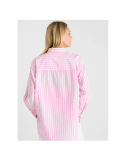 Chemise rayé ariana rose femme - Le Temps Des Cerises