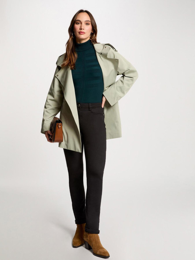 Jean droit petroi noir femme - Morgan