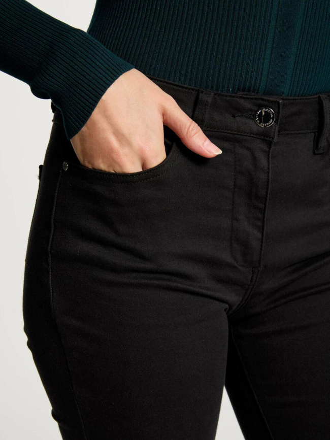 Jean droit petroi noir femme - Morgan