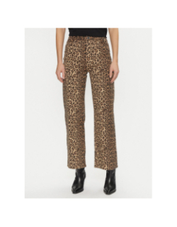 Pantalon large léopard tessa marron femme - Vero Moda