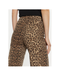 Pantalon large léopard tessa marron femme - Vero Moda