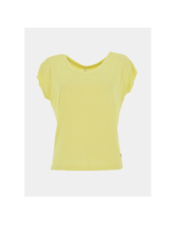 T-shirt à manches courtes pikin jaune femme - Sun Valley