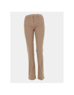 Jean droit petroi beige femme - Morgan