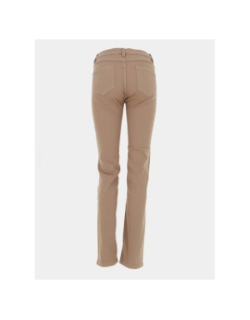 Jean droit petroi beige femme - Morgan