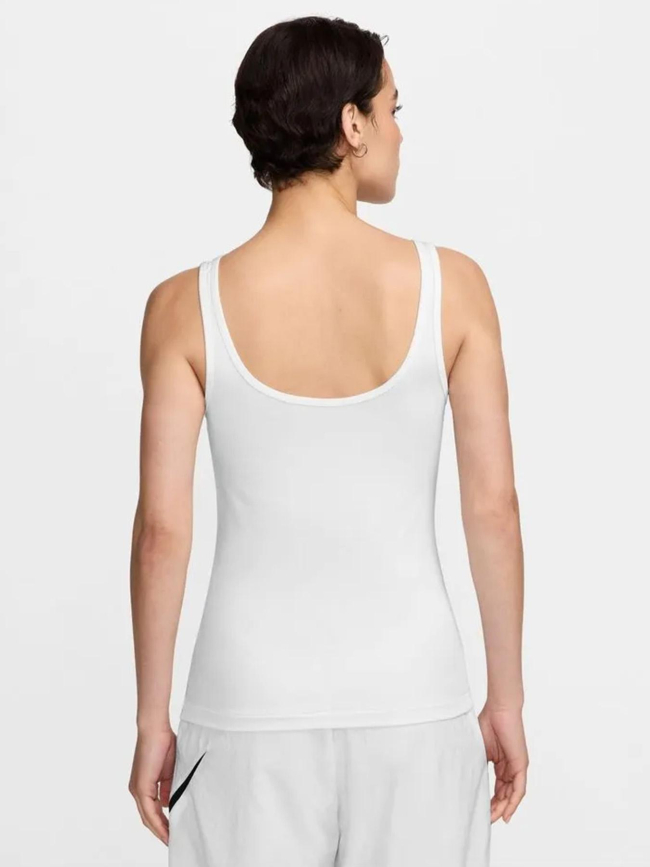 Débardeur logo brodé nsw chill blanc femme - Nike
