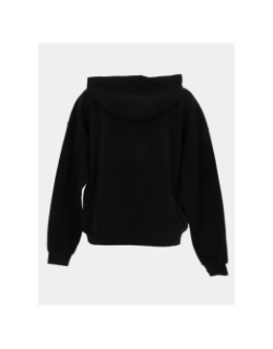 Sweat à capuche daze cœur léopard noir femme - Only