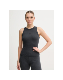 Débardeur côtelé washed gris anthracite femme - Calvin Klein Jeans