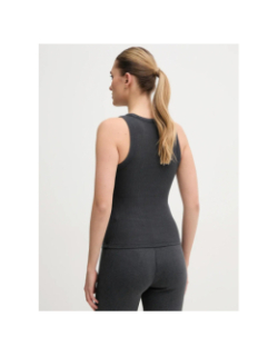 Débardeur côtelé washed gris anthracite femme - Calvin Klein Jeans