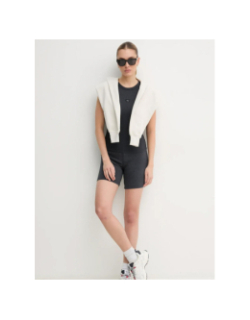 Débardeur côtelé washed gris anthracite femme - Calvin Klein Jeans