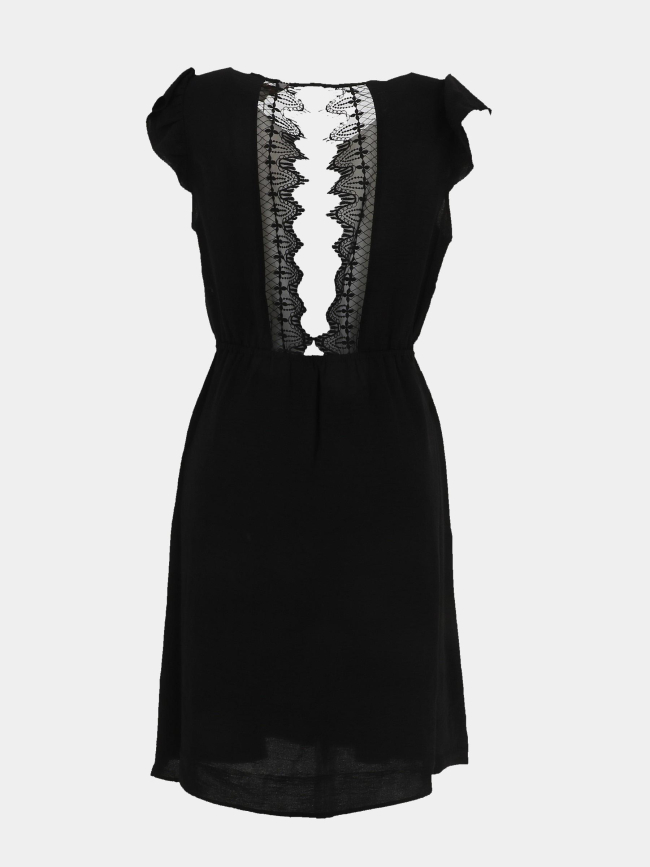 Robe courte dos ouvert mette noir femme - Only