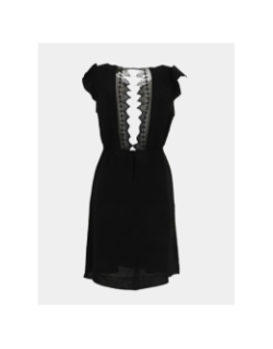 Robe courte dos ouvert mette noir femme - Only