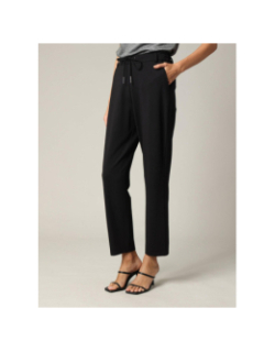 Pantalon fluide vanida noir femme - Deeluxe