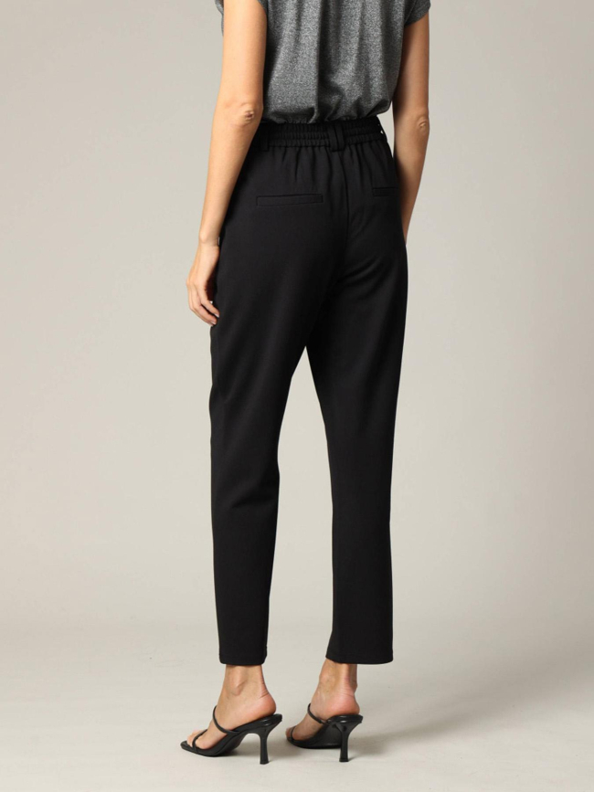 Pantalon fluide vanida noir femme - Deeluxe