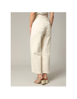 Jean large liloo beige femme - Deeluxe